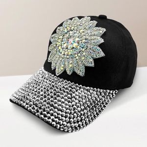 Flower Major Bling Ab Cap Sun Hat